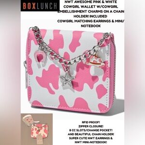 NWT! COWGIRL FAUX LEATHER WALLET BUNDLE! 2ND PHOTO SURPRISE GIFTS W/PURCHASE!